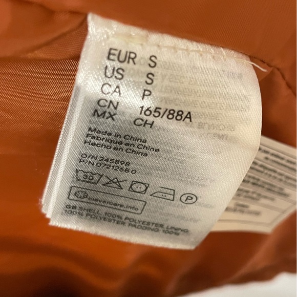 Orange Puffer Coat! - Picture 3 of 5